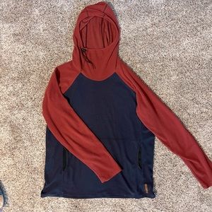 Melanzana from Leadville,CO Men’s Size Large Microgrid hoodie